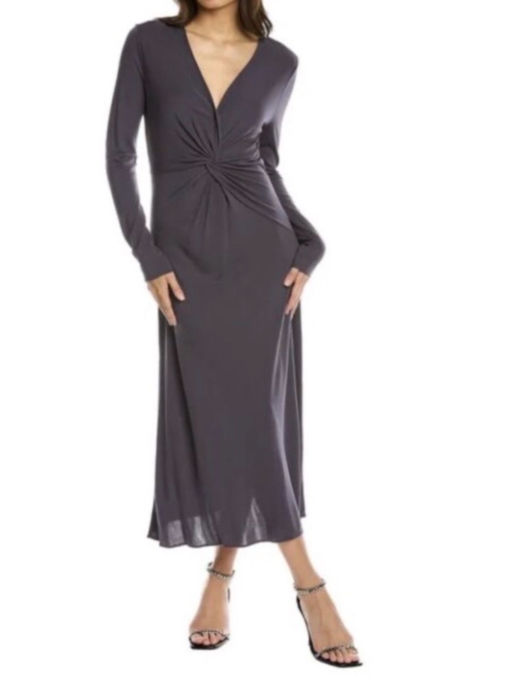 Rag & Bone Jules Jersey Long Sleeve MIDI Dress SZ S NWT